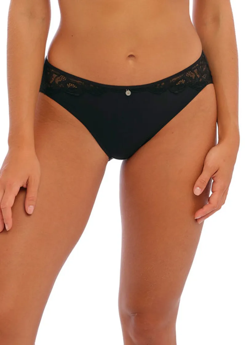 Fantasie Reflect Bikini Brief in Black-1
