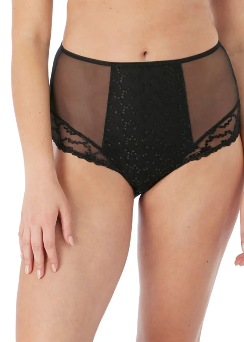 Fantasie Ana High Waist Brief in Black-1