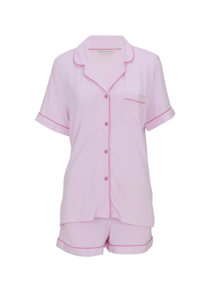 Cyberjammies Francesca Revere Shorty Set in Pink