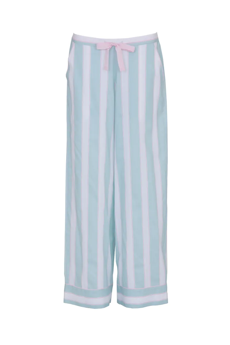 Cyberjammies Francesca Short Sleeve Pyjama Set in Mint Stripe-3