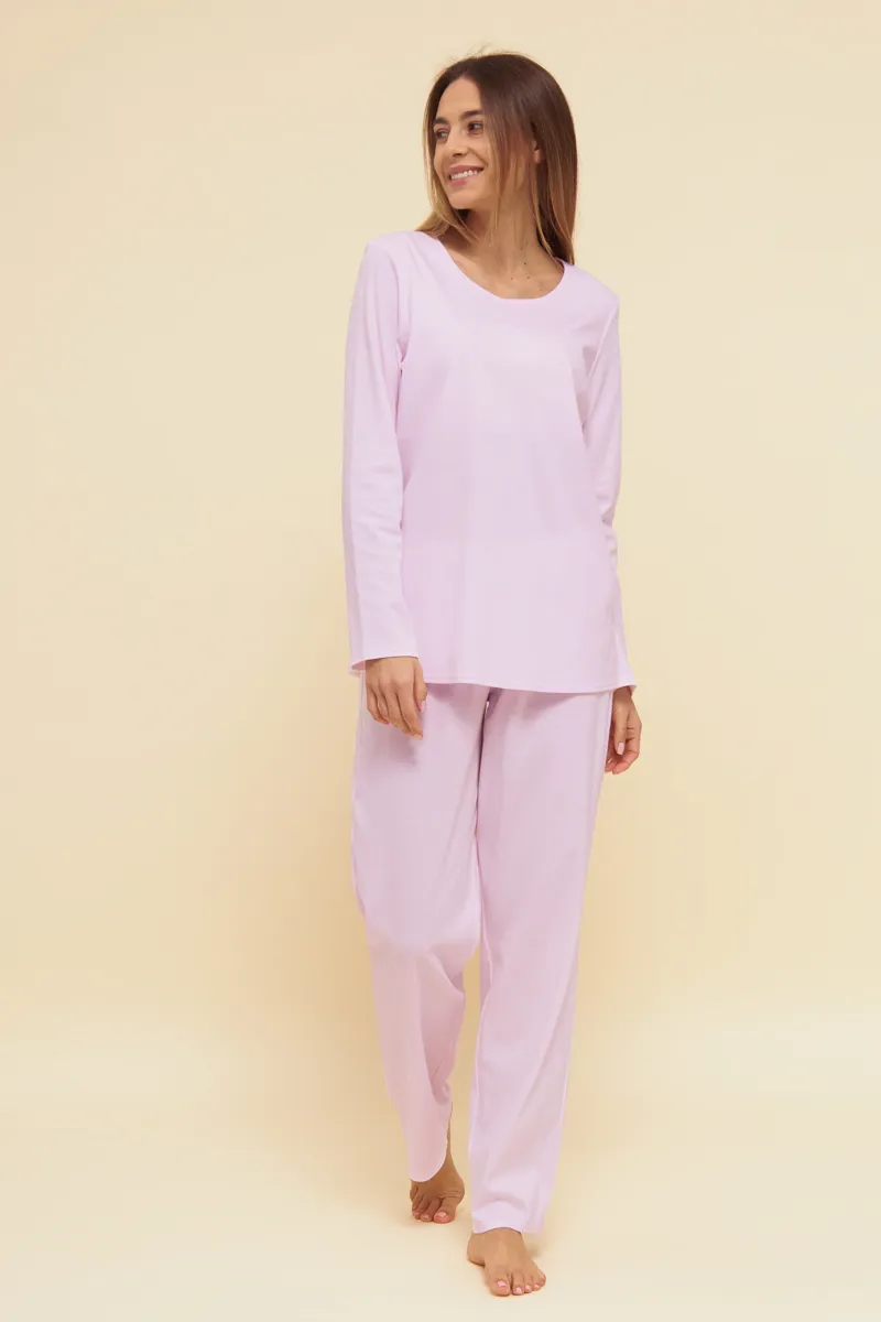 Louis Feraud Logo Pyjamas in Pink-1