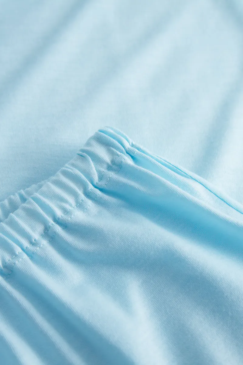 Louis Feraud Lace Capri Pyjama in Turquoise-6