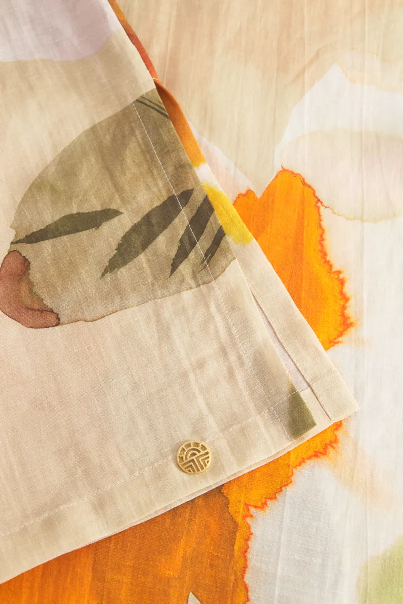 Louis Feraud Multicolour Flowers Beachdress in Natural Flower-5