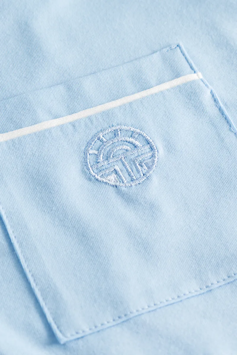 Louis Fraud Classic Nightshirt in Skyblue-5