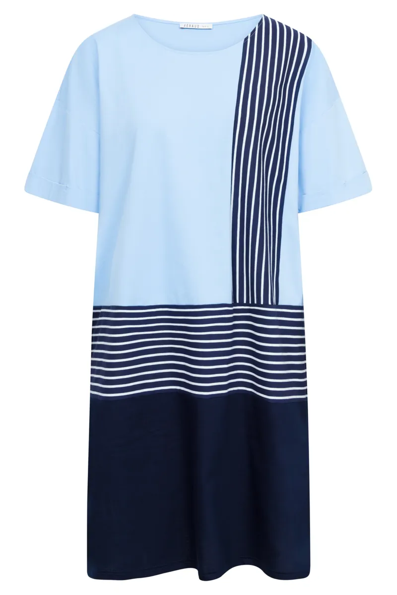 Louis Feraud Patch Nighdress in Blue