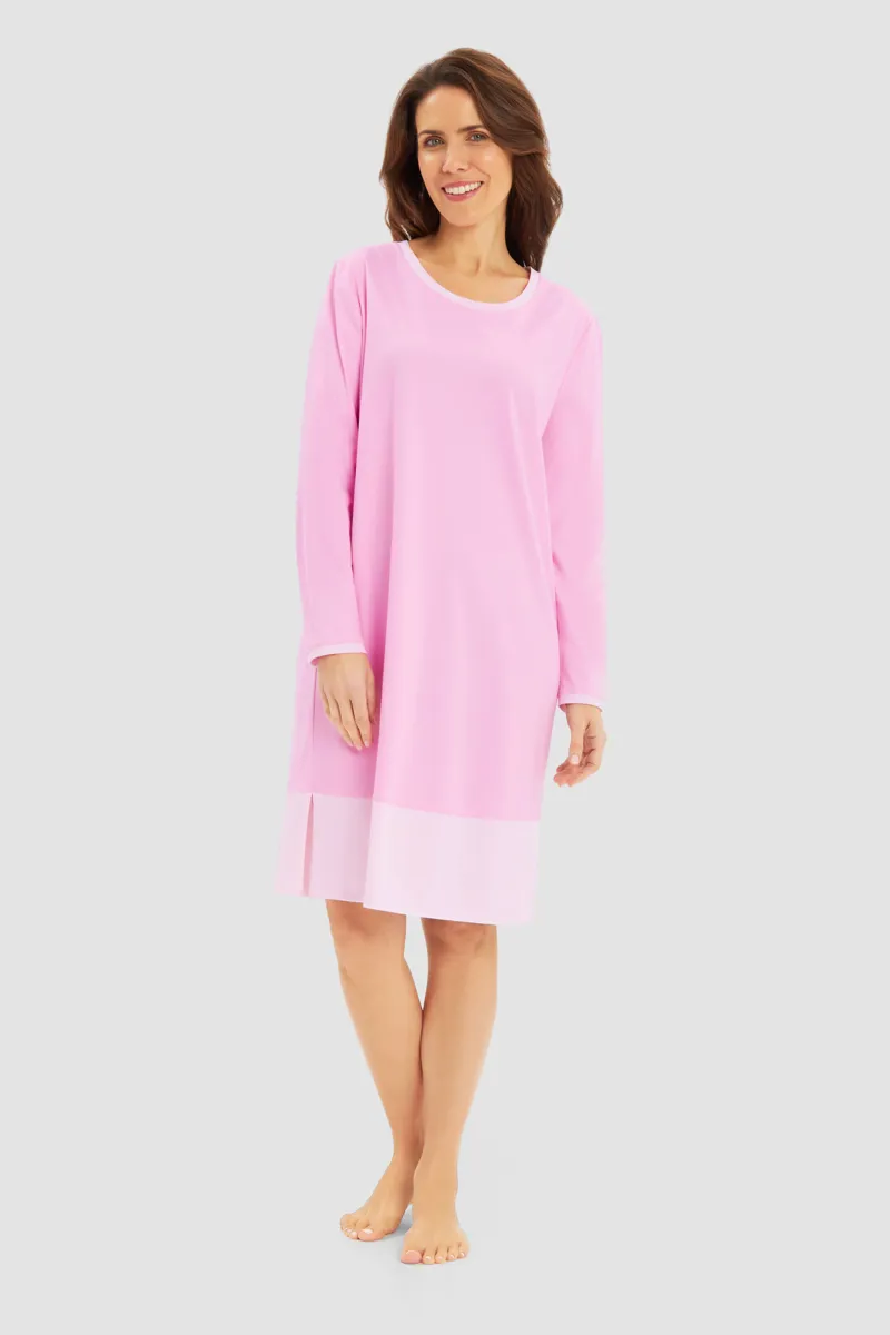 Louis Feraud Orchidee Nightdress in Pink-1
