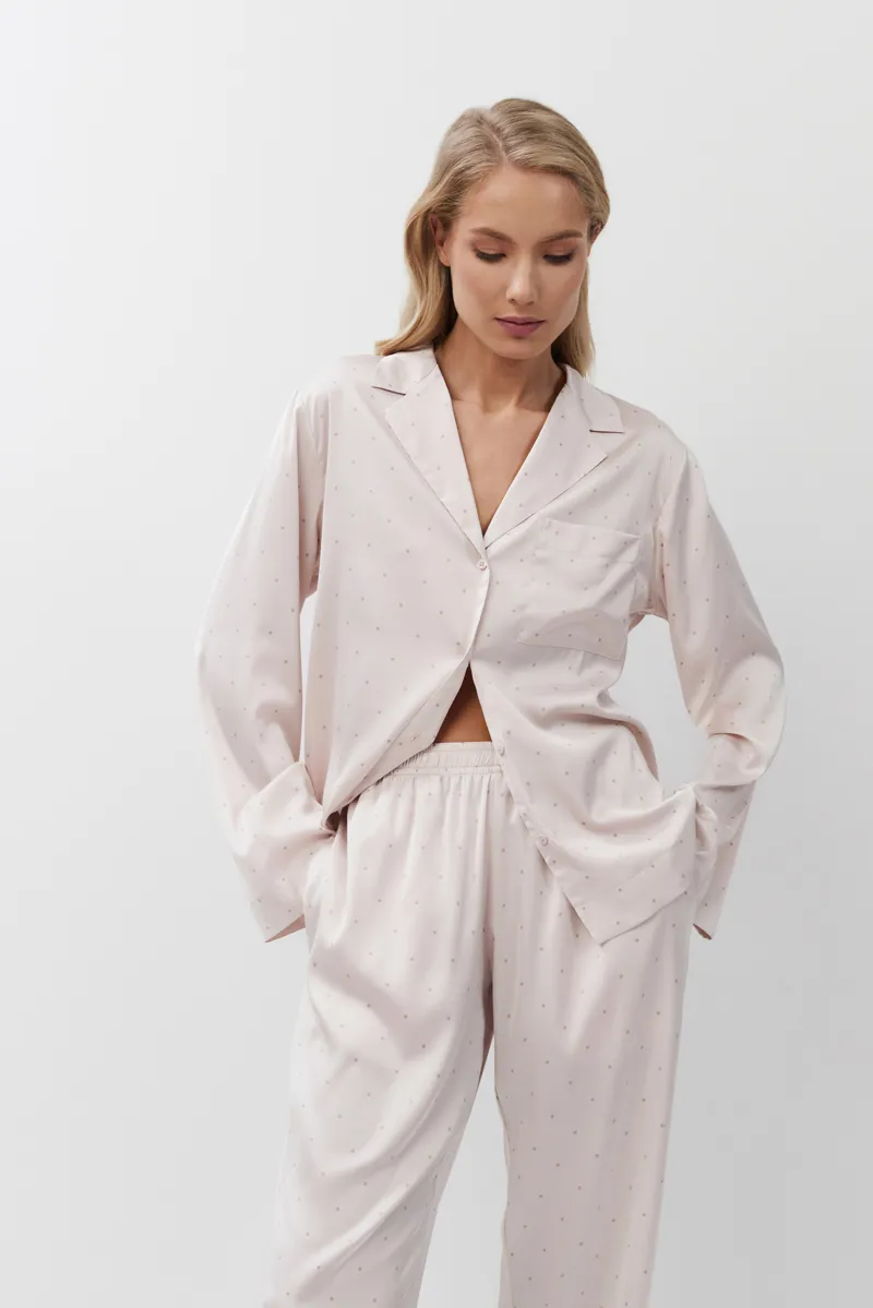 Aruelle Gillian Long Pyjama in Pink-5
