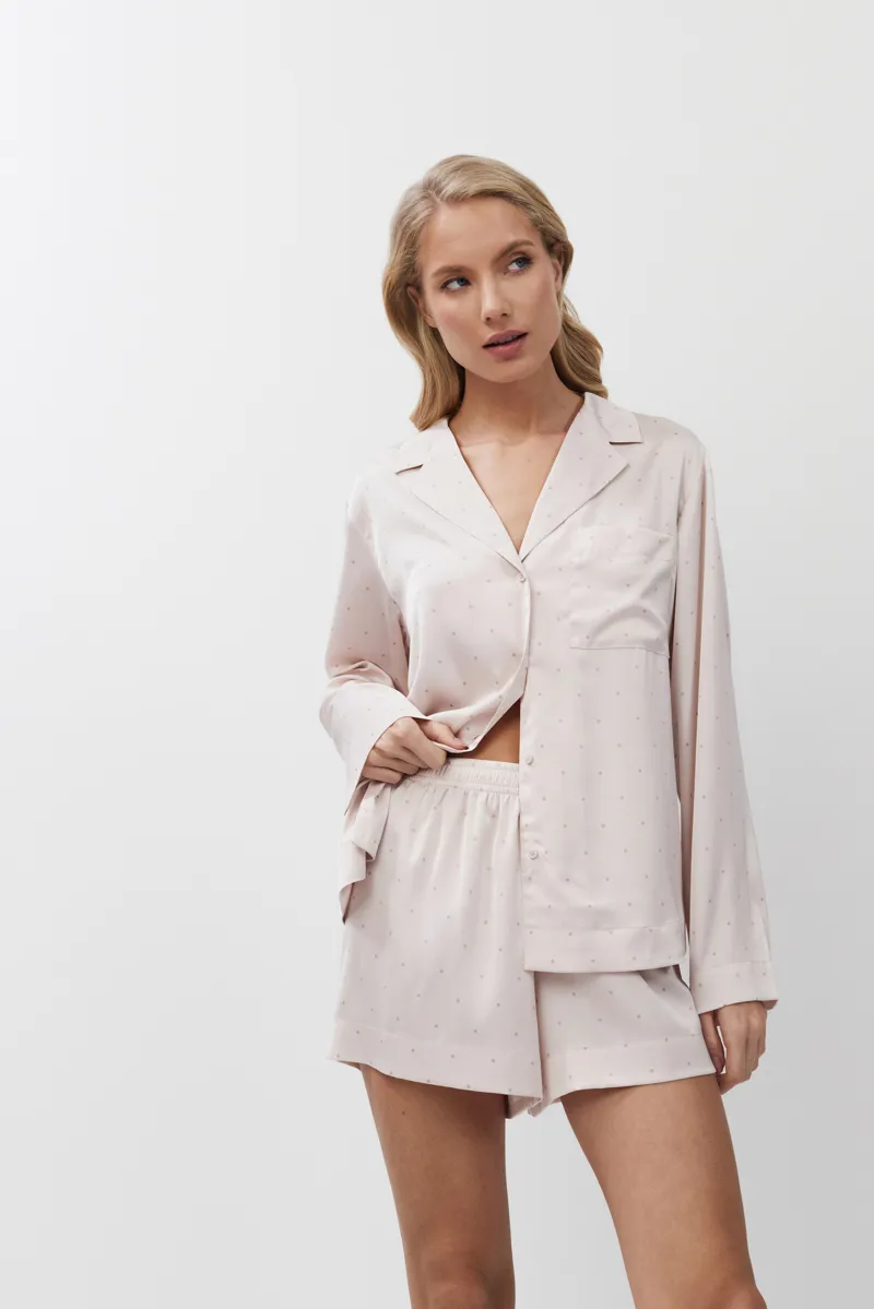 Aruelle Gillian Short Pyjama in Pink-2