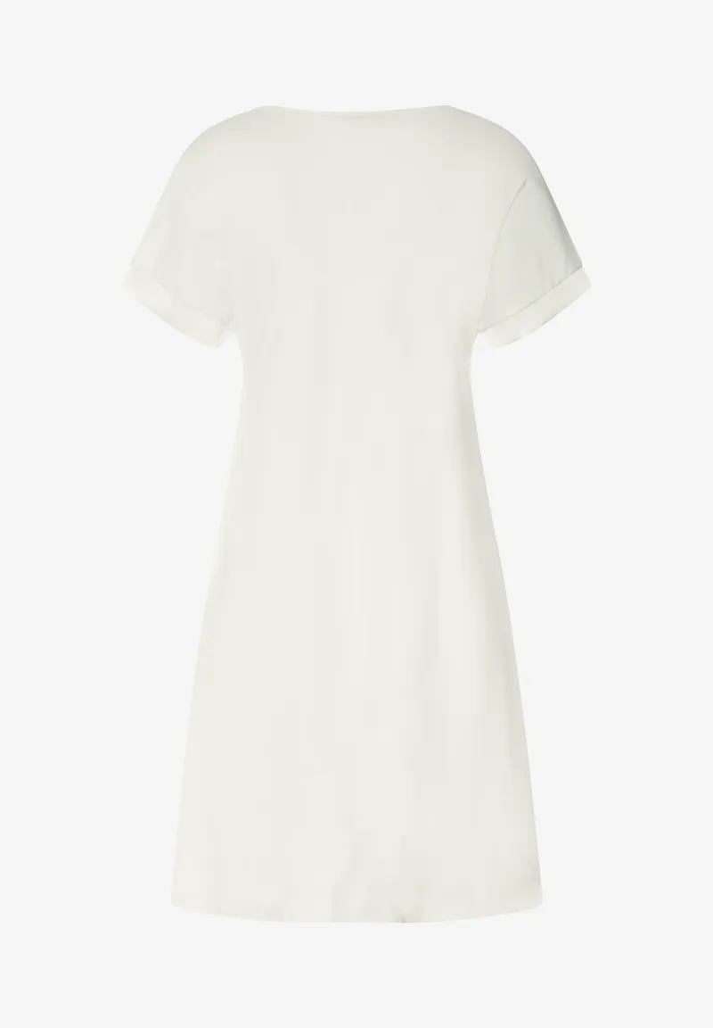 Hanro Anilla Nightdress in Misty White-1