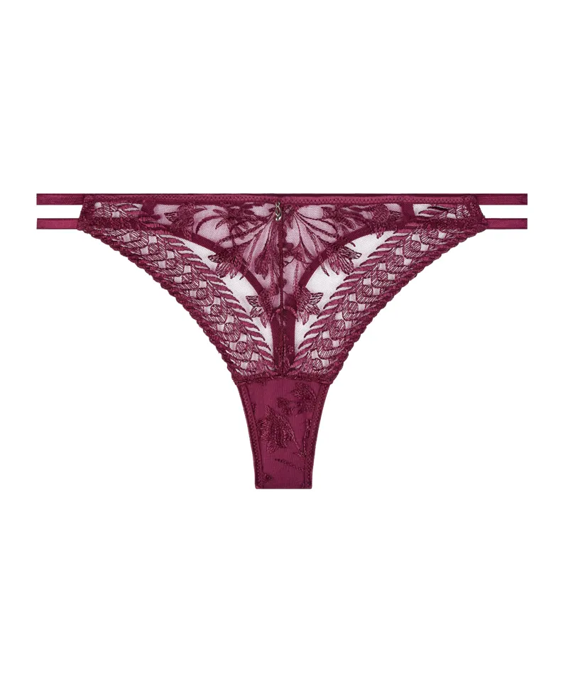 Aubade Magnetic Spell Tanga in Crimson