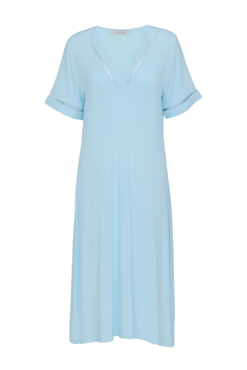 Cyberjammies Nora Juliette Short Sleeve Nightdress in Mint