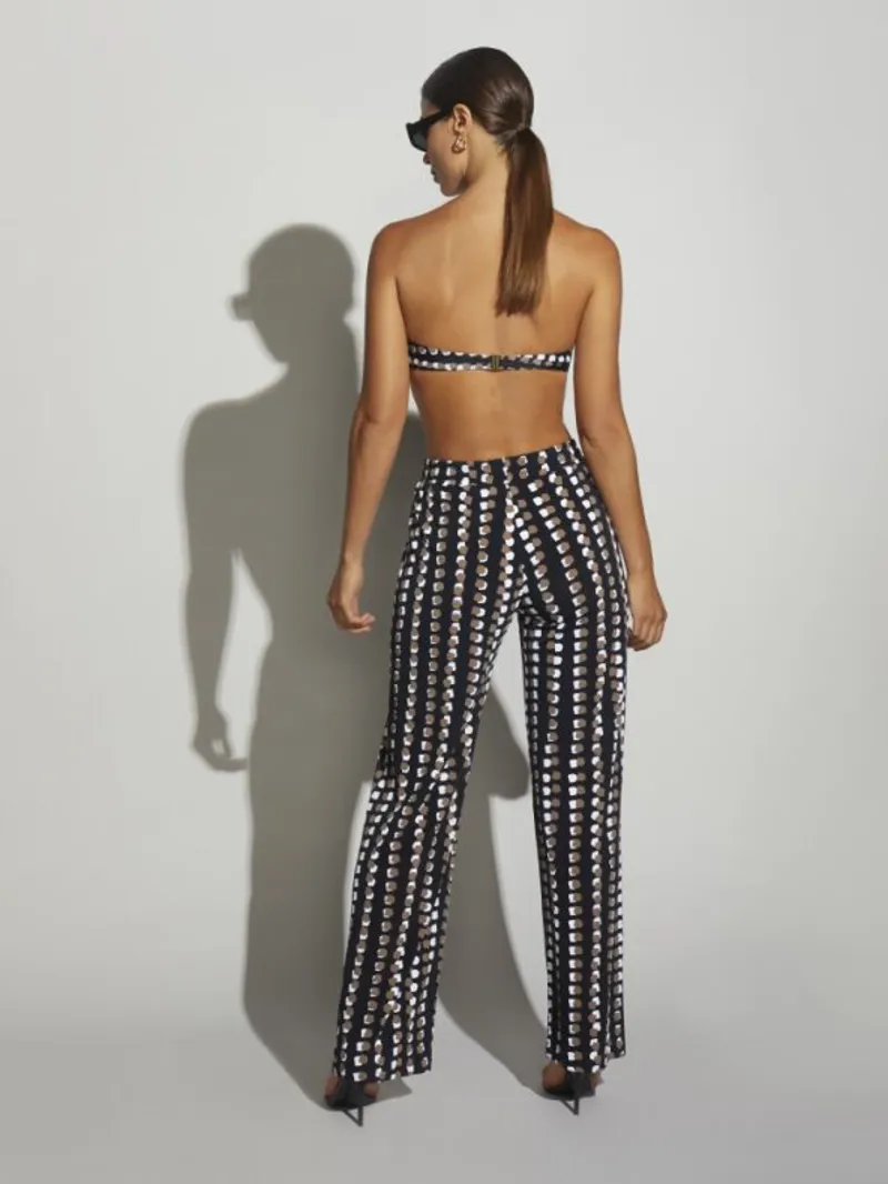 Roidal Karai Spots Trouser in Black-1