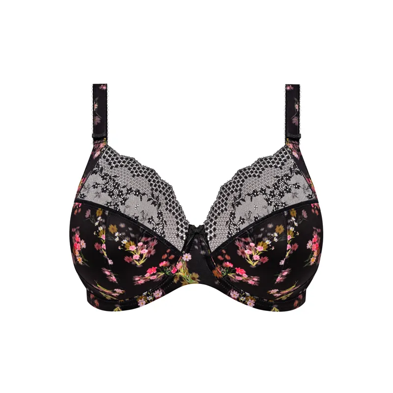 Elomi Lucie Underwired Plunge Stretch Bra in Fleur