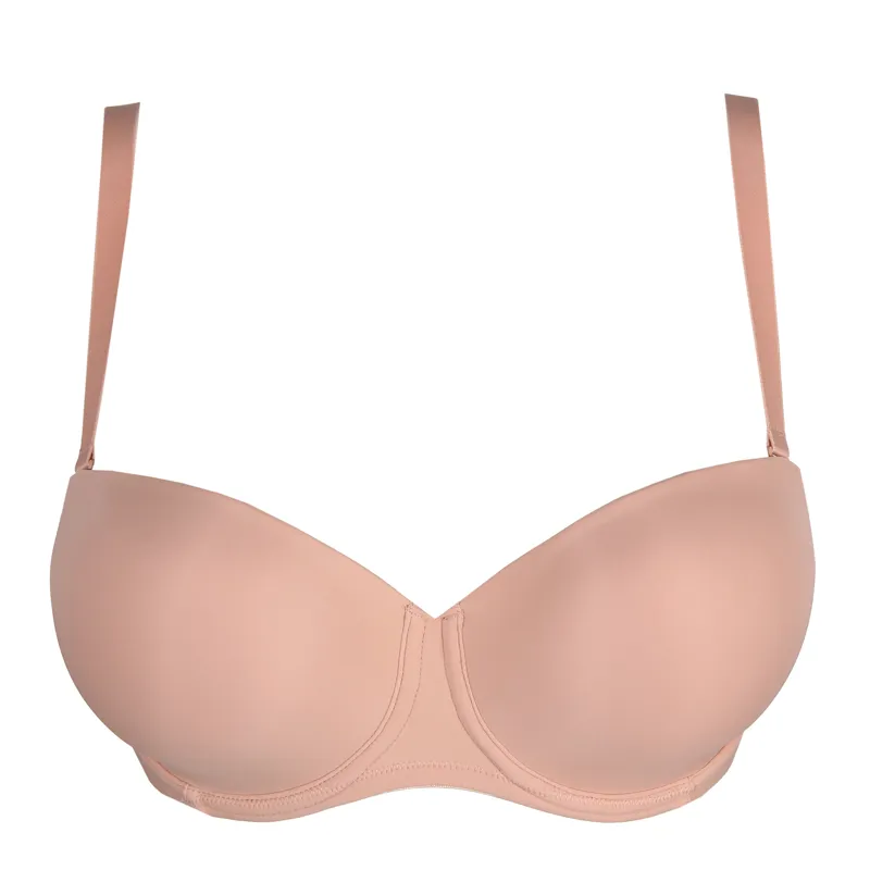Prima Donna Figuras Padded Strapless Bra in Powder Rose-2