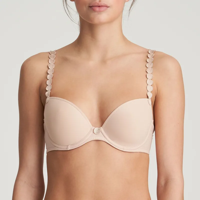 Marie Jo L'Aventure Tom Padded Plunge Bra in Caffe Latte-2