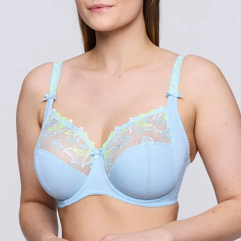 Prima Donna Deauville Full Cup Bra in Milky Blue-2