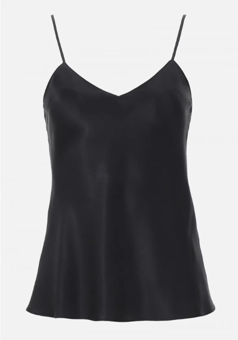 Lunadiseta Basic Seduction Thin Strap Camisole in Black
