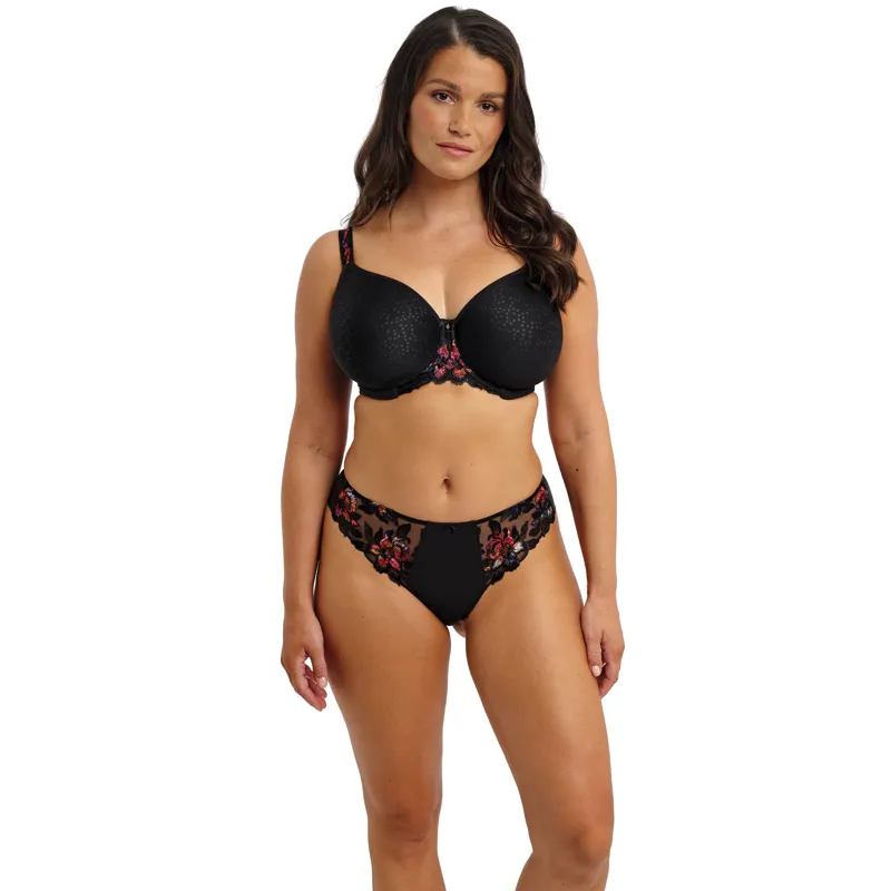 Fantasie Magdalena Thong in Noir-1