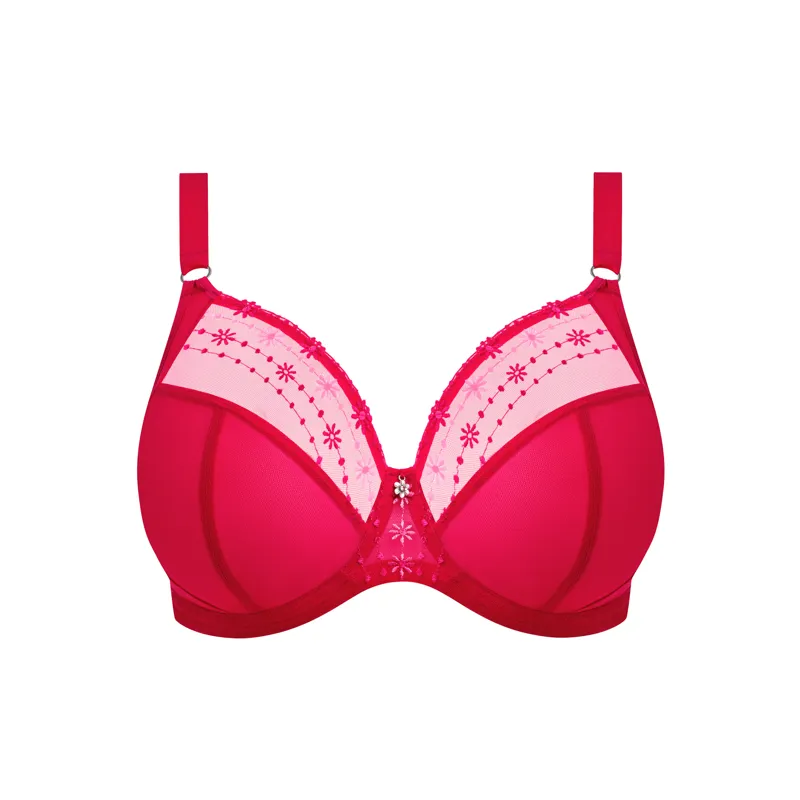 Elomi Matilda Underwired Plunge Bra in Hot Pink
