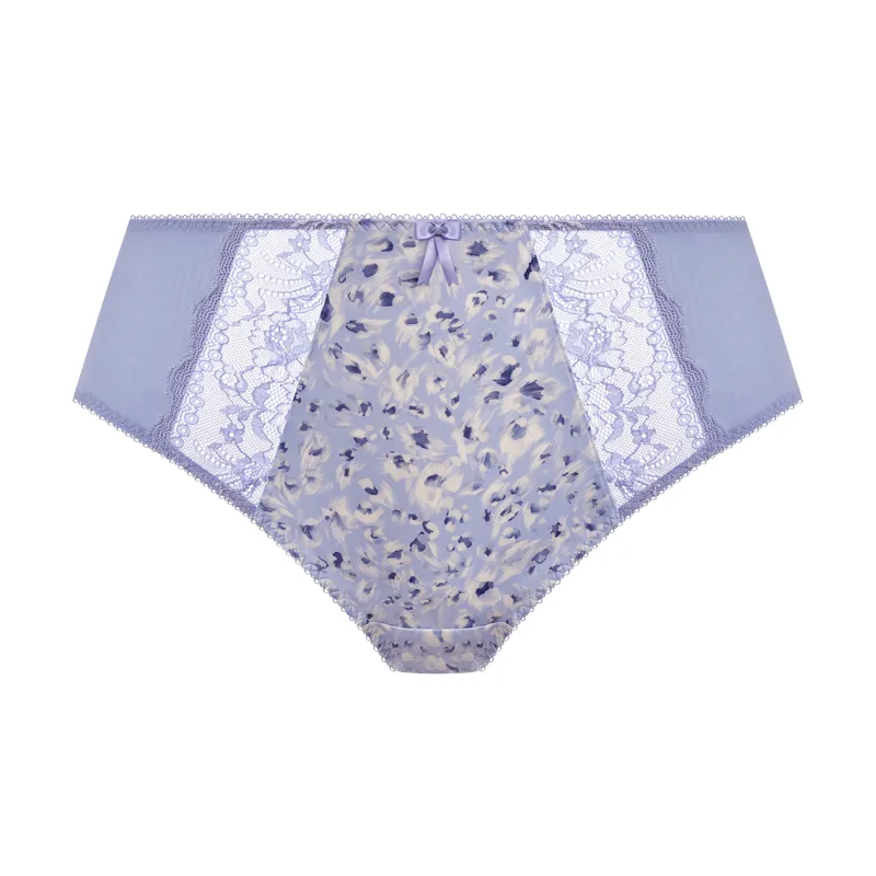 Elomi Morgan High Leg Brief in Blue Leopard