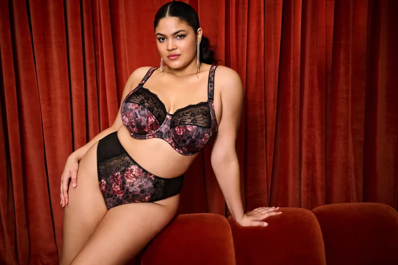 Elomi Morgan Full Cup Bra in Dark Romance-3