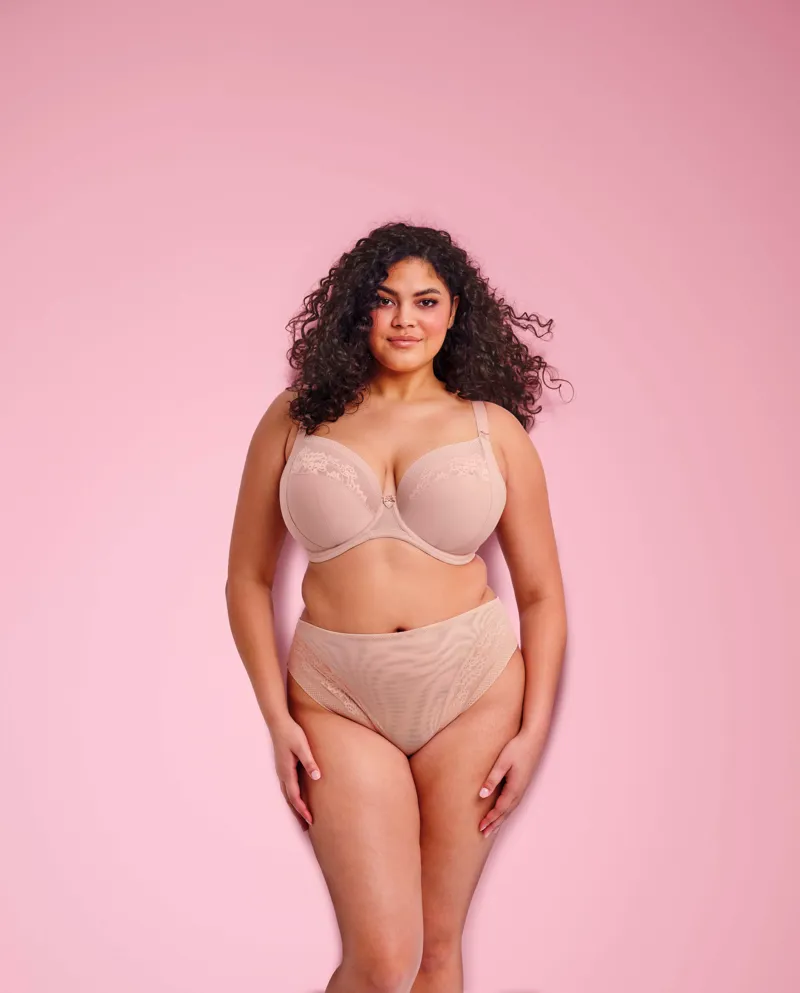 Elomi Nerina High Leg Brief in Sahara-3