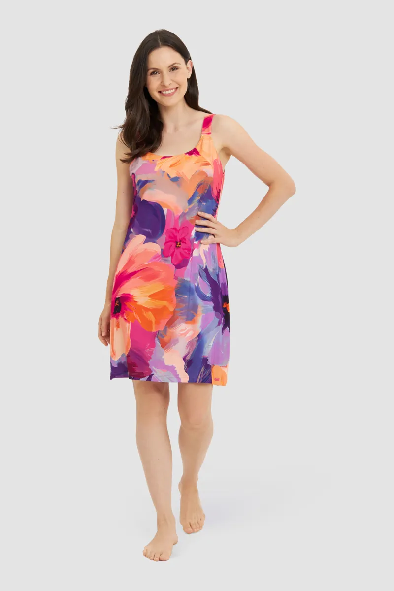 Rosch Fresh Flower Beachdress in Purple-1