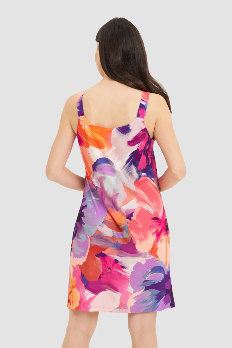Rosch Fresh Flower Beachdress in Purple-3