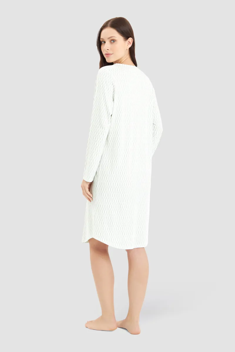 Rosch Graphic Nightdress in Dusty Jade-3