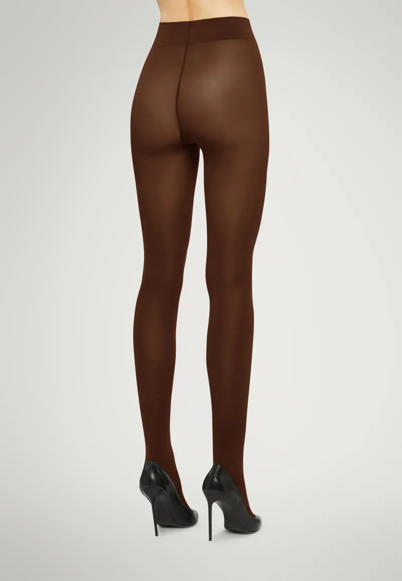 Wolford Velvet de luxe 66 Tights in Umber-1