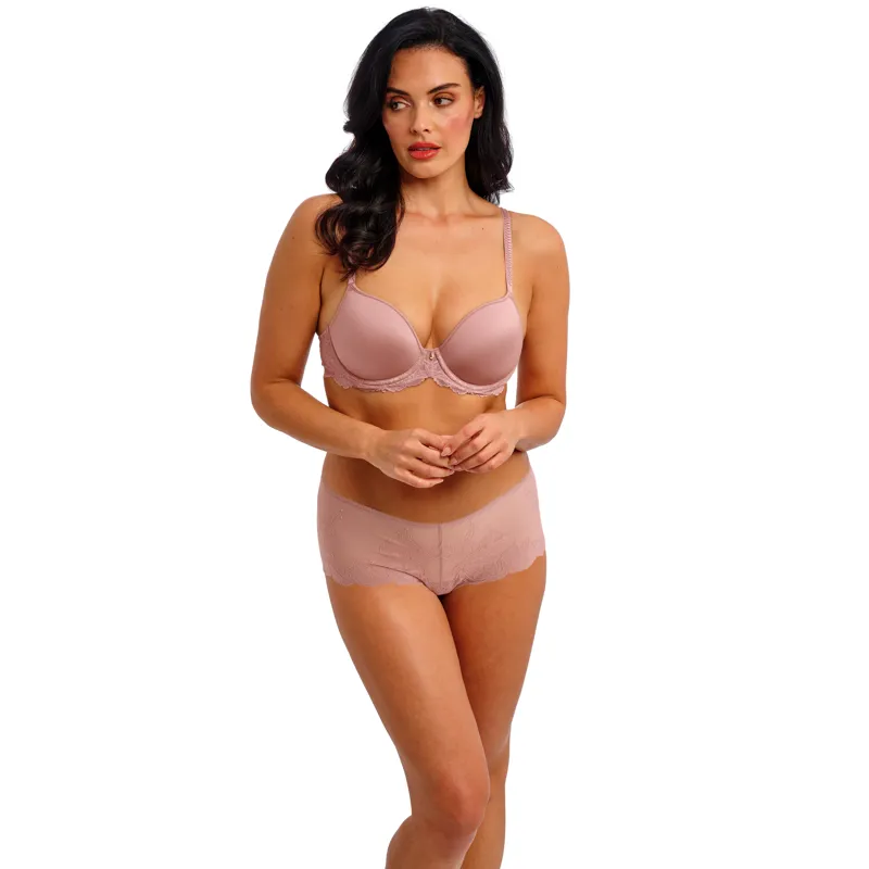 Wacoal Vivid Attraction Tanga in Wood Rose-1