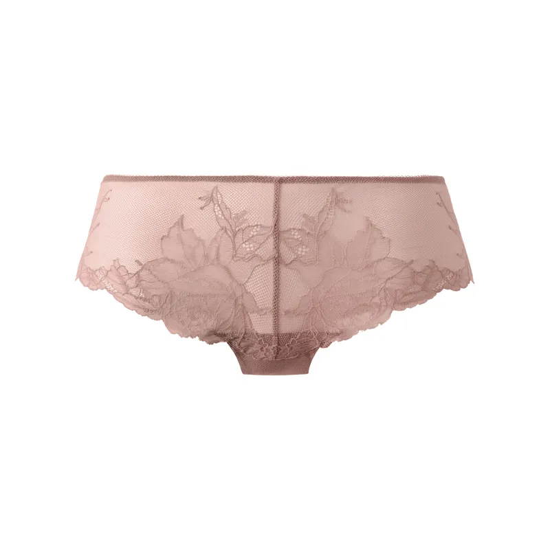 Wacoal Vivid Attraction Tanga in Wood Rose