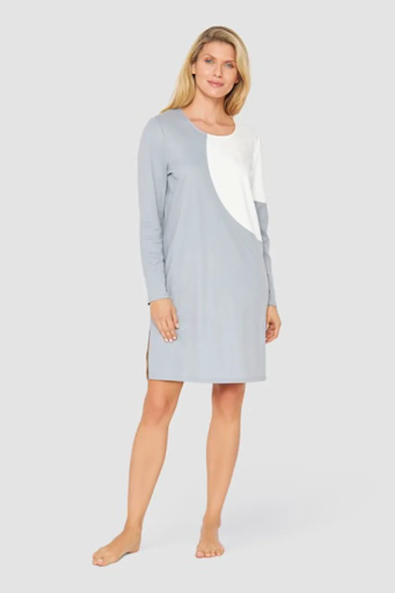 Louis Feraud Chic Nightdress in Grey-1