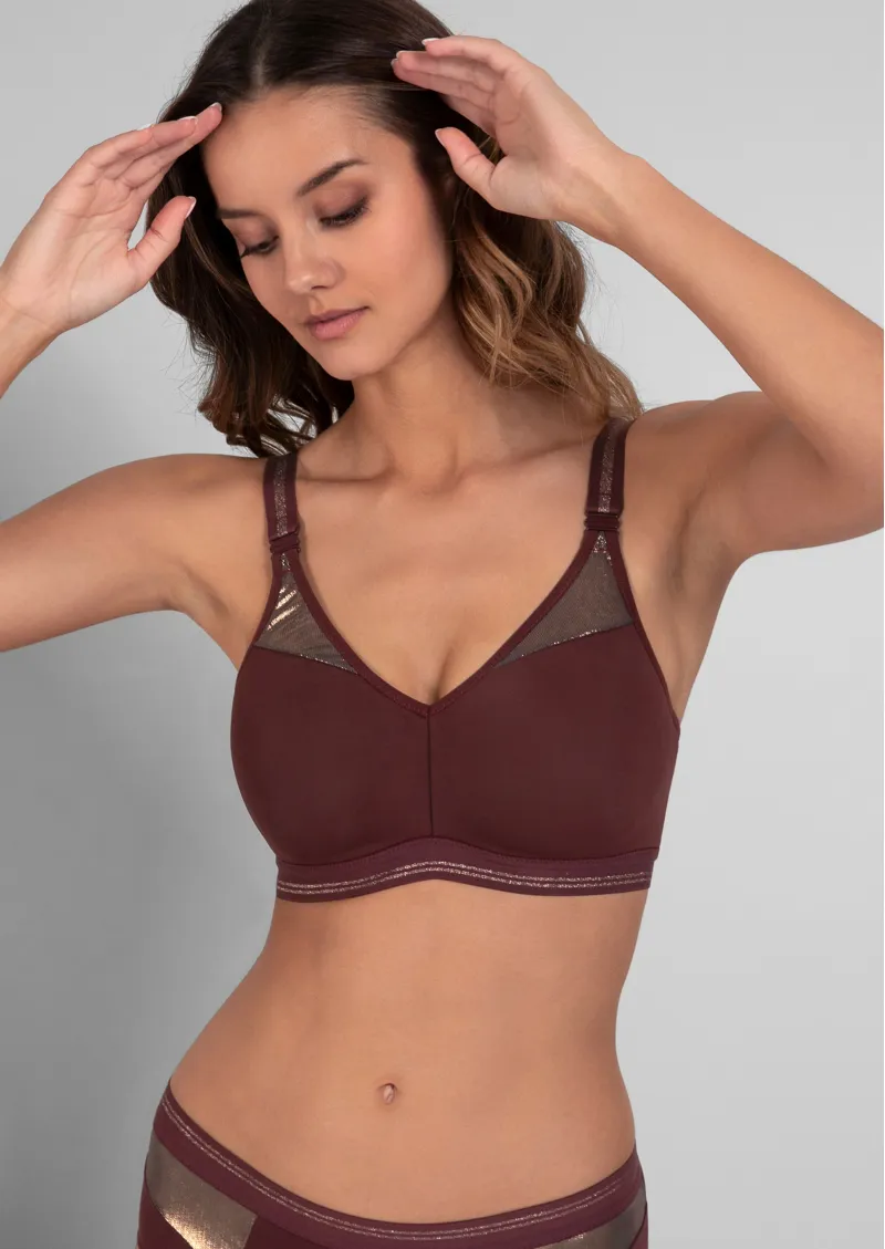 Empreinte Initiale Sport Spacer Bra in Brunito-1