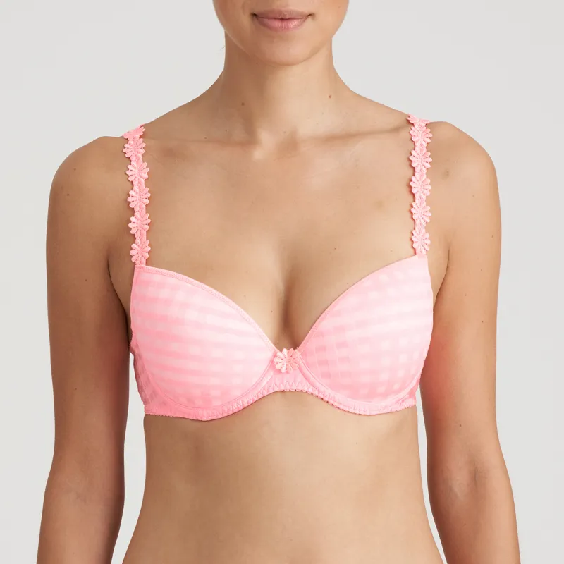 Marie Jo Avero Moulded Plunge Bra in Pink Parfait-1