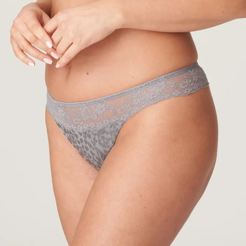 Prima Donna Twist Cobble Hill Thong in Fifties Grey-2