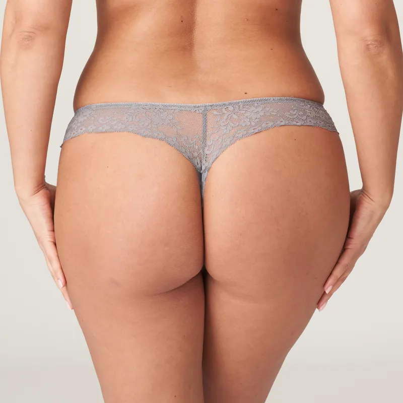 Prima Donna Twist Cobble Hill Thong in Fifties Grey-3