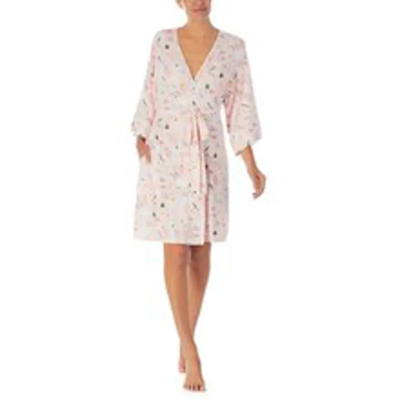 Kate Spade Heart Dot Robe in Pink