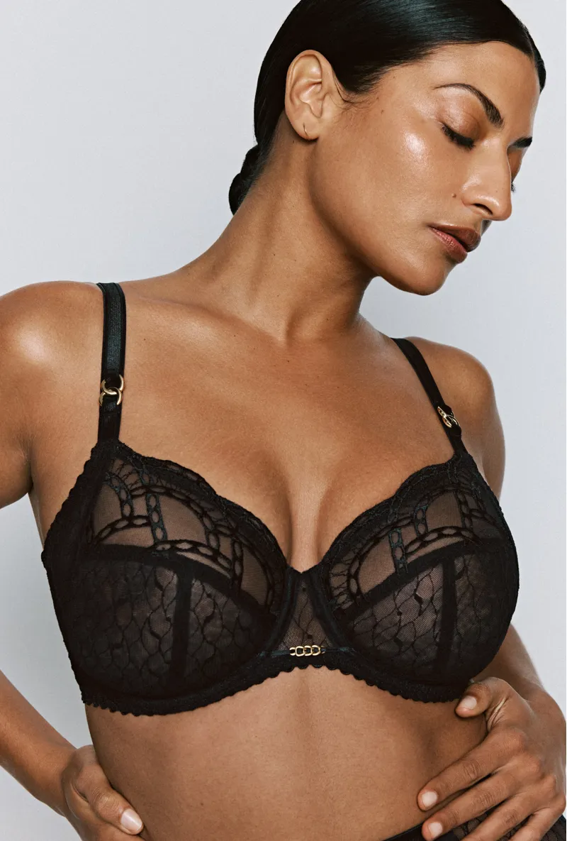 Prima Donna Naica Full Cup Bra in Black-4