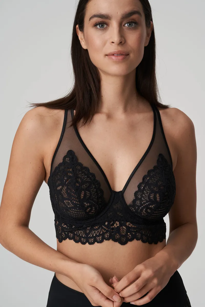 Prima Donna Twist First Night Bralette in Black-1