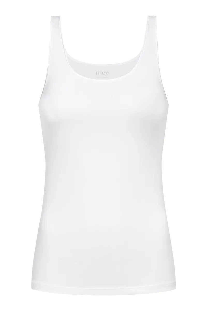 Mey Emotion Build Up Shoulder Camisole in White