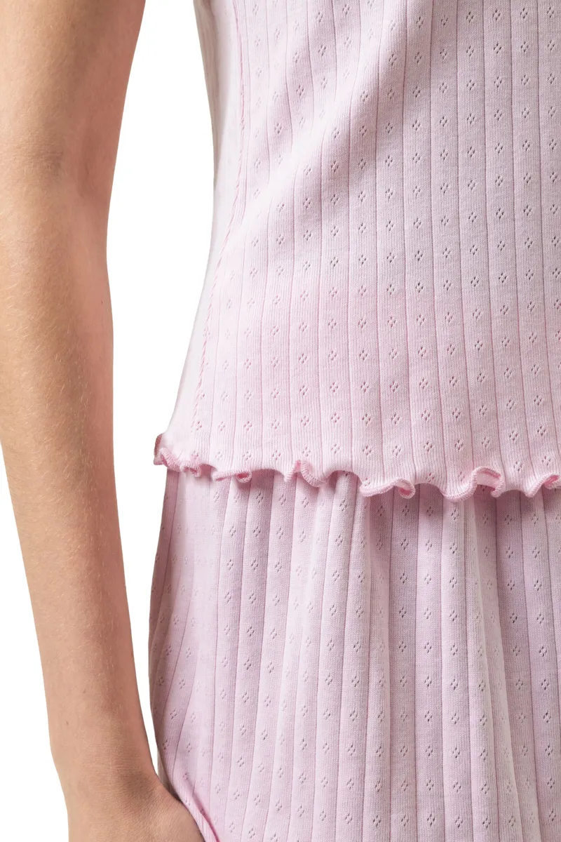 Mey Serie Pointelle Dreams Shorts in Soft Pink-1
