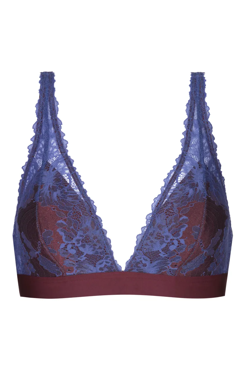 Mey Poetry Dream Triangle Bra in Boysen Berry