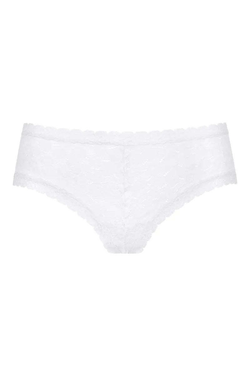 Mey Savage Lace Hipster in White