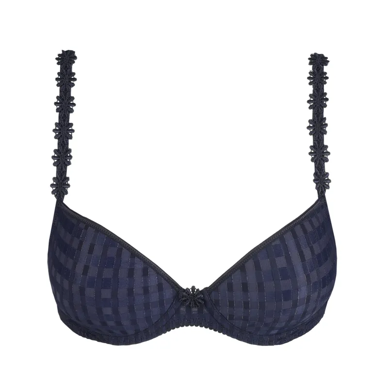 Marie Jo Avero Padded Plunge Bra in Velvet Blue