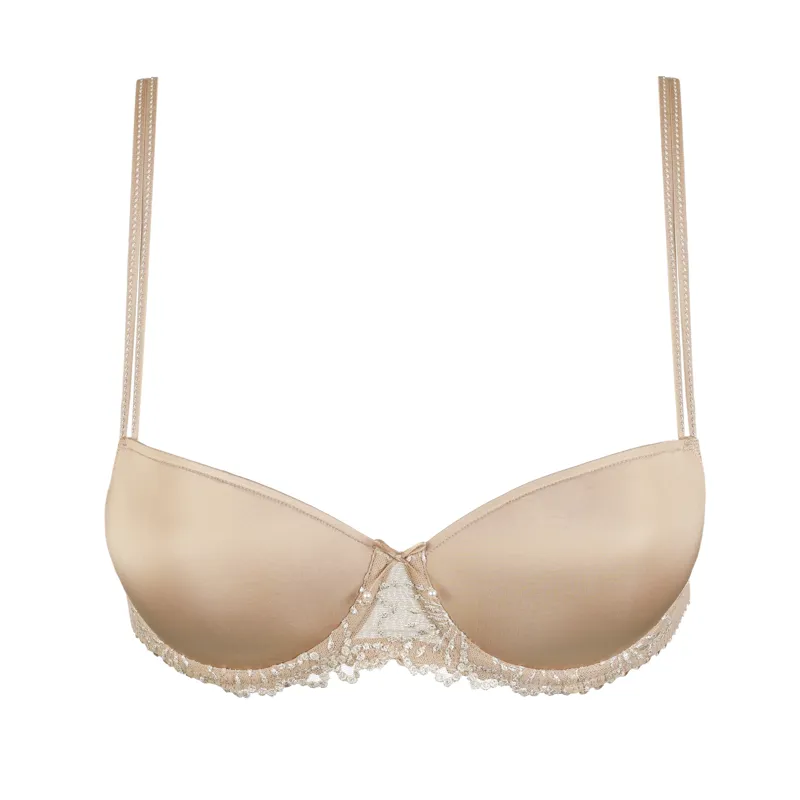 Marie Jo Jane Padded Balcony Bra in Sand