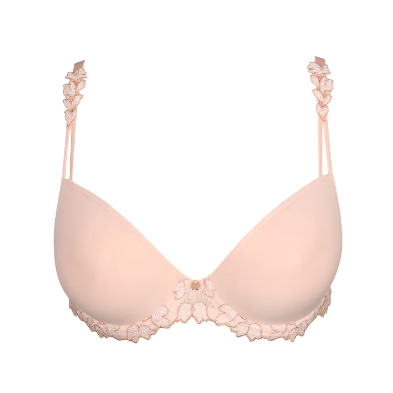 Marie Jo Leda Padded Plunge Bra in Glossy Pink