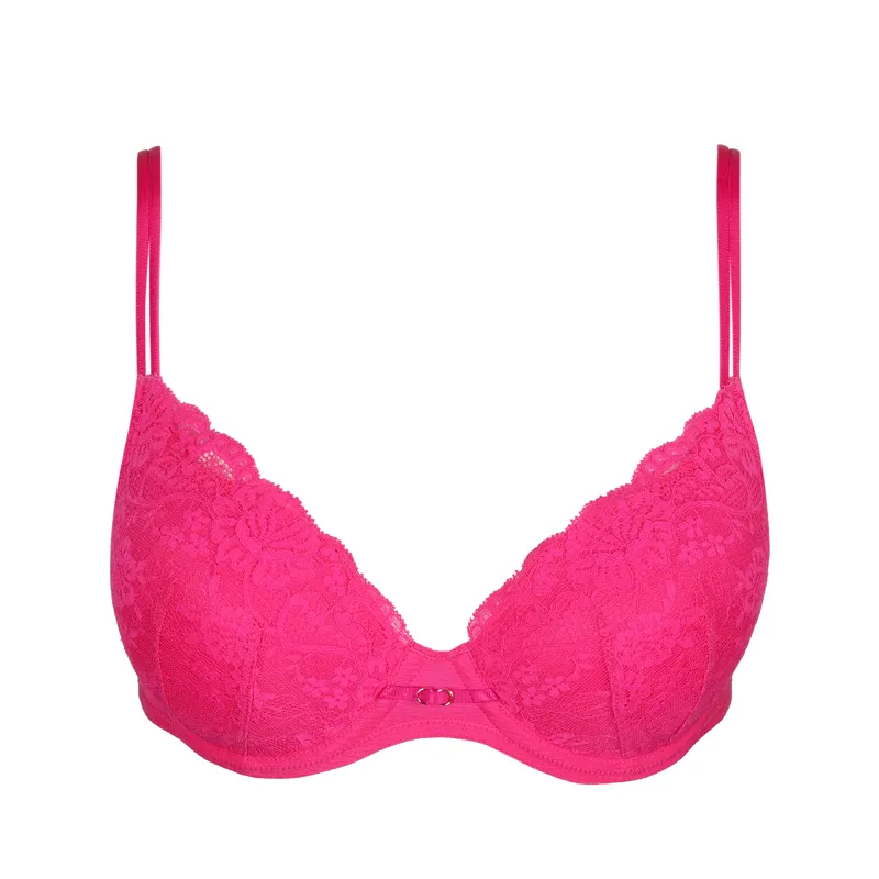 Marie Jo Melipha Padded Heartshape Bra in Very Berry