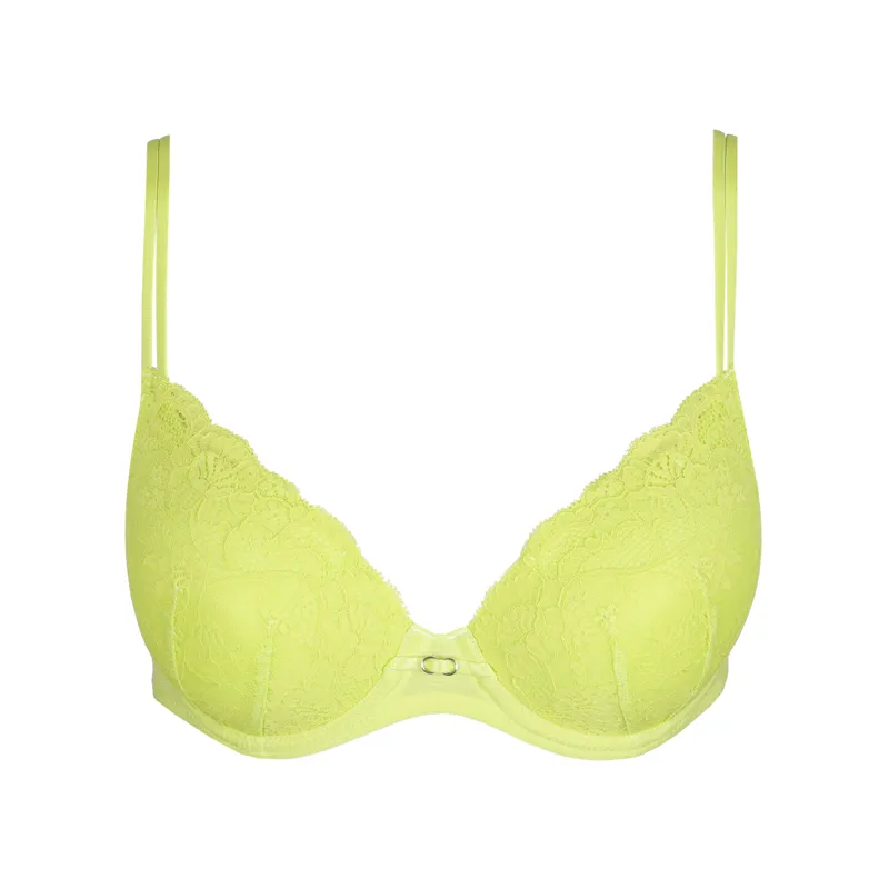 Marie Jo Melipha Padded Heartshape Bra in Wild Citrus