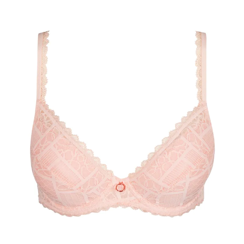 Marie Jo Jadei Push-up Removable Pads Bra in Glossy Pink